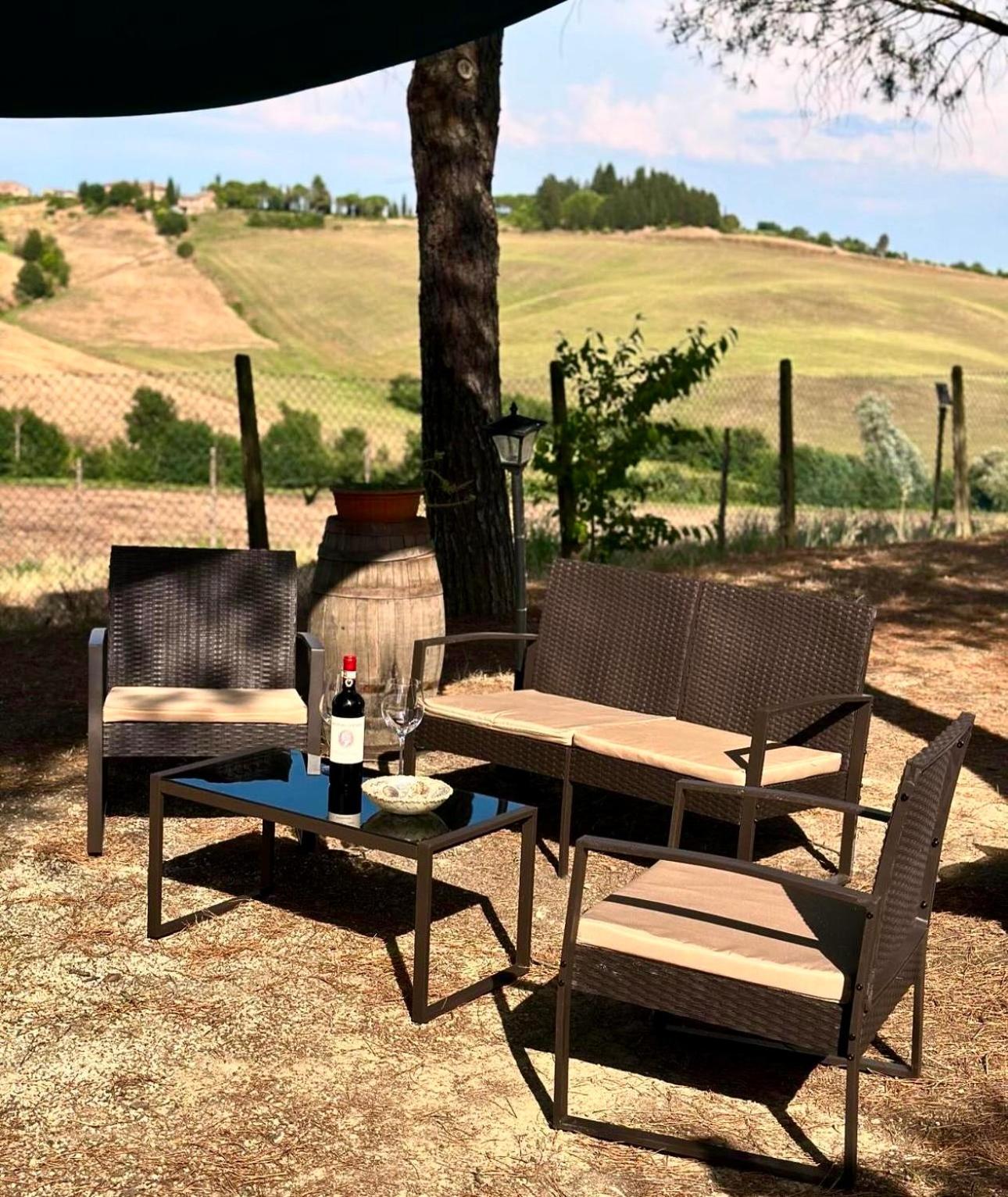 Agriturismo La Terrazza Sul Mangia Siena Dış mekan fotoğraf